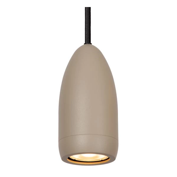 Lucide EVORA - Pendant light - Ø 10 cm - 1xGU10 - Taupe - detail 1